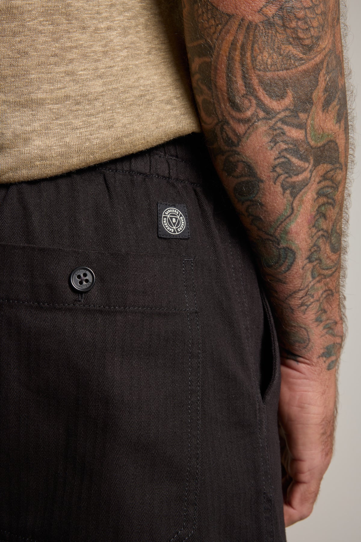 Barkers Hampton Weekend Short in black, additional view