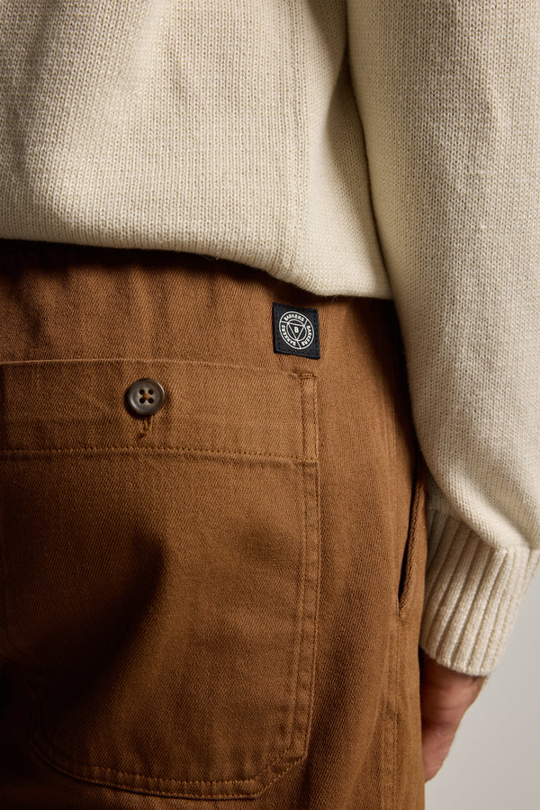 Barkers Harley GD Weekend Short in tobacco, relaxed fit, additional view