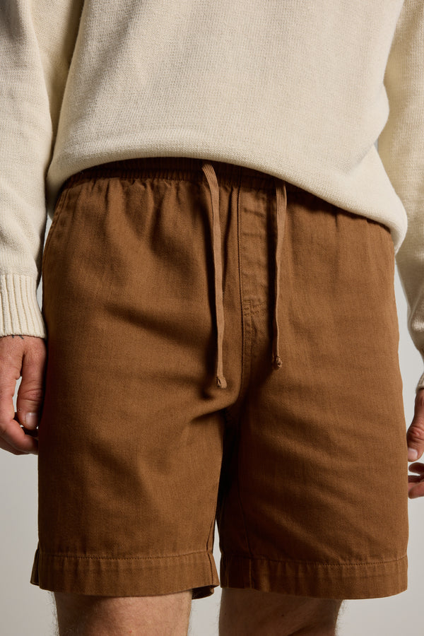 Barkers Harley GD Weekend Short in tobacco, relaxed fit, additional view