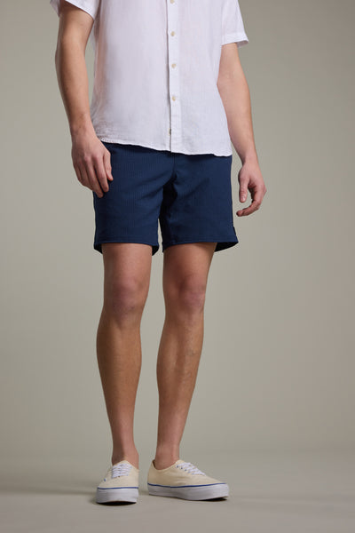 Barkers Dehaven Stripe Volley in navy, additional view