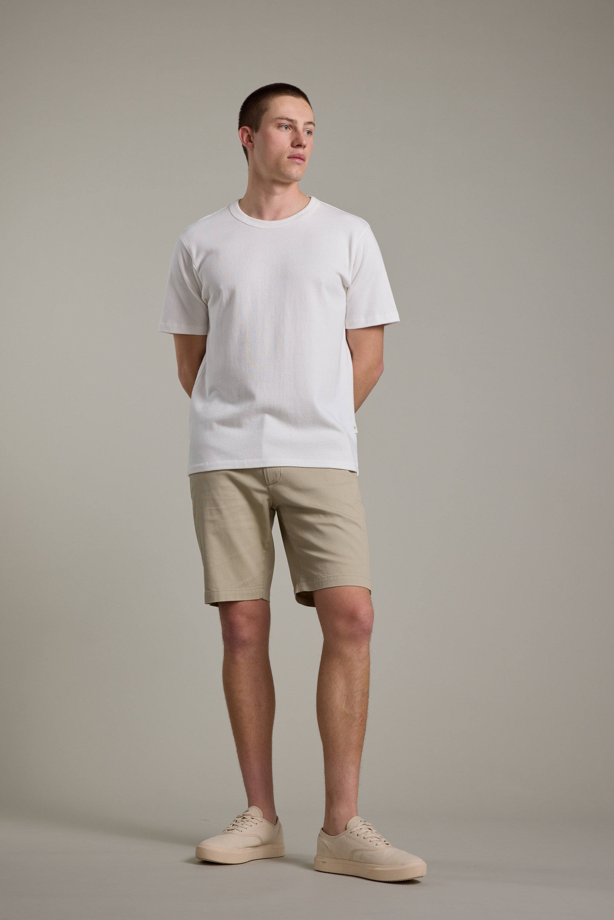 Barkers Braddock Walk Short in sand, additional view