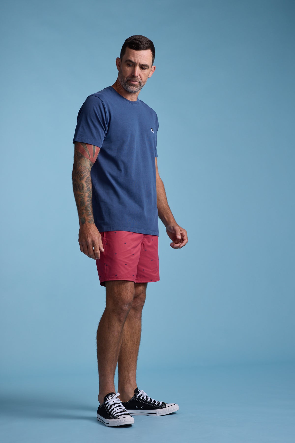 Barkers Crayfish Print Volley in berry, additional view