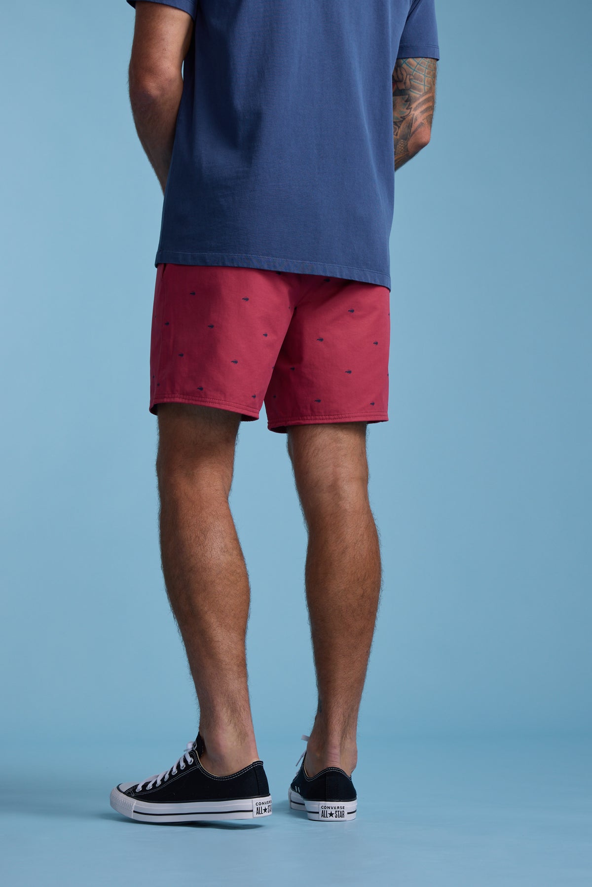 Barkers Crayfish Print Volley in berry, additional view
