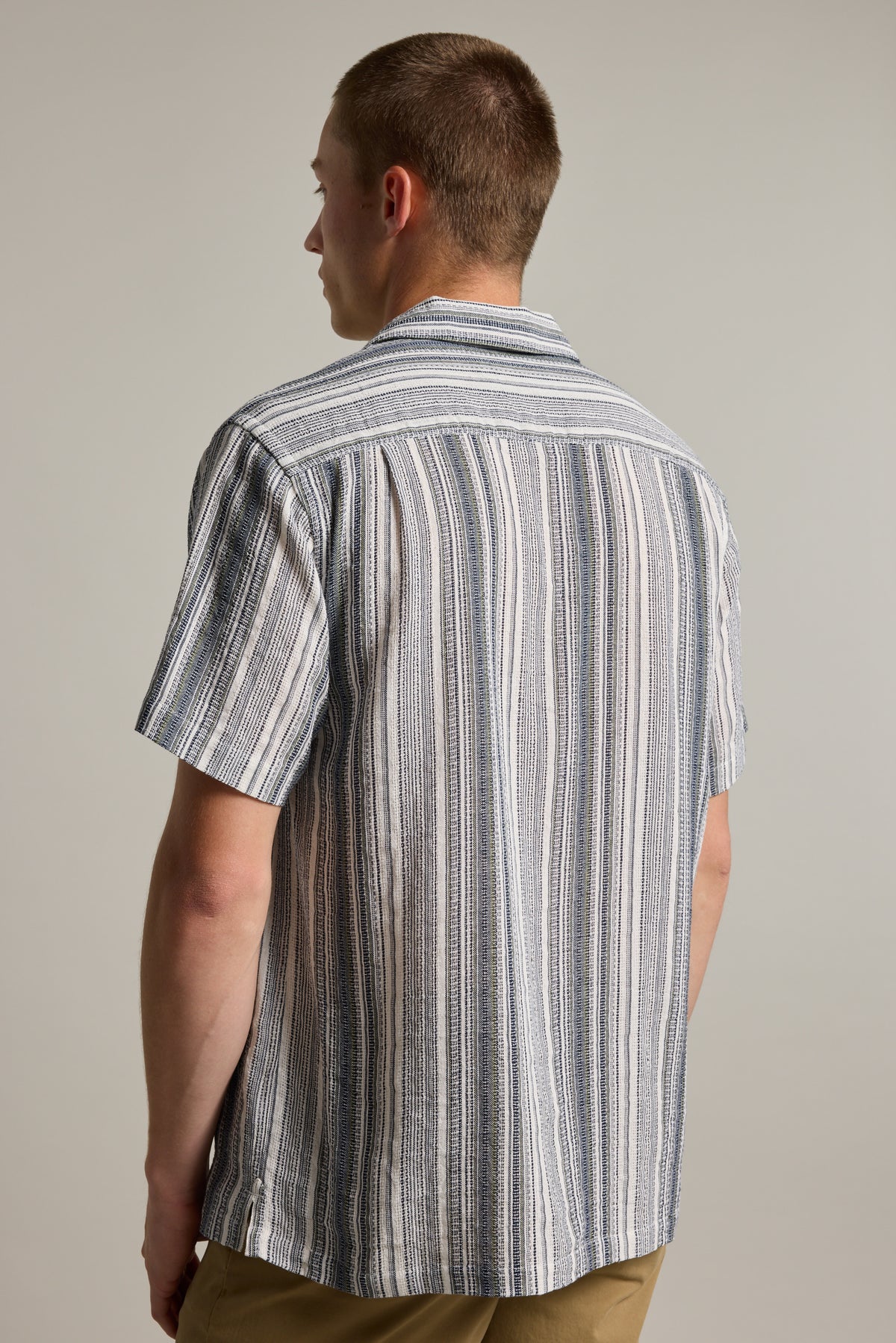 Barkers Cooper Stripe Cuban Shirt, cotton, additional view