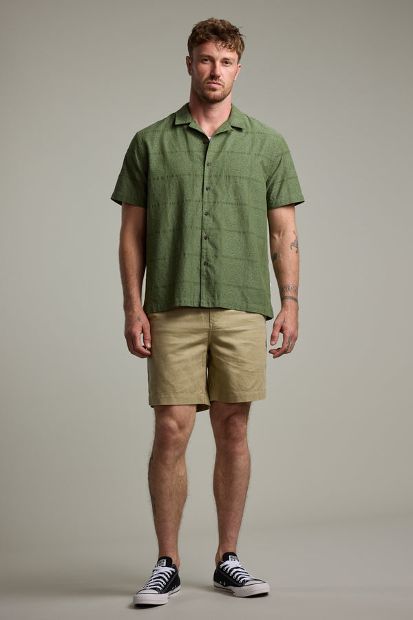Barkers Palmetto Cuban Shirt in green