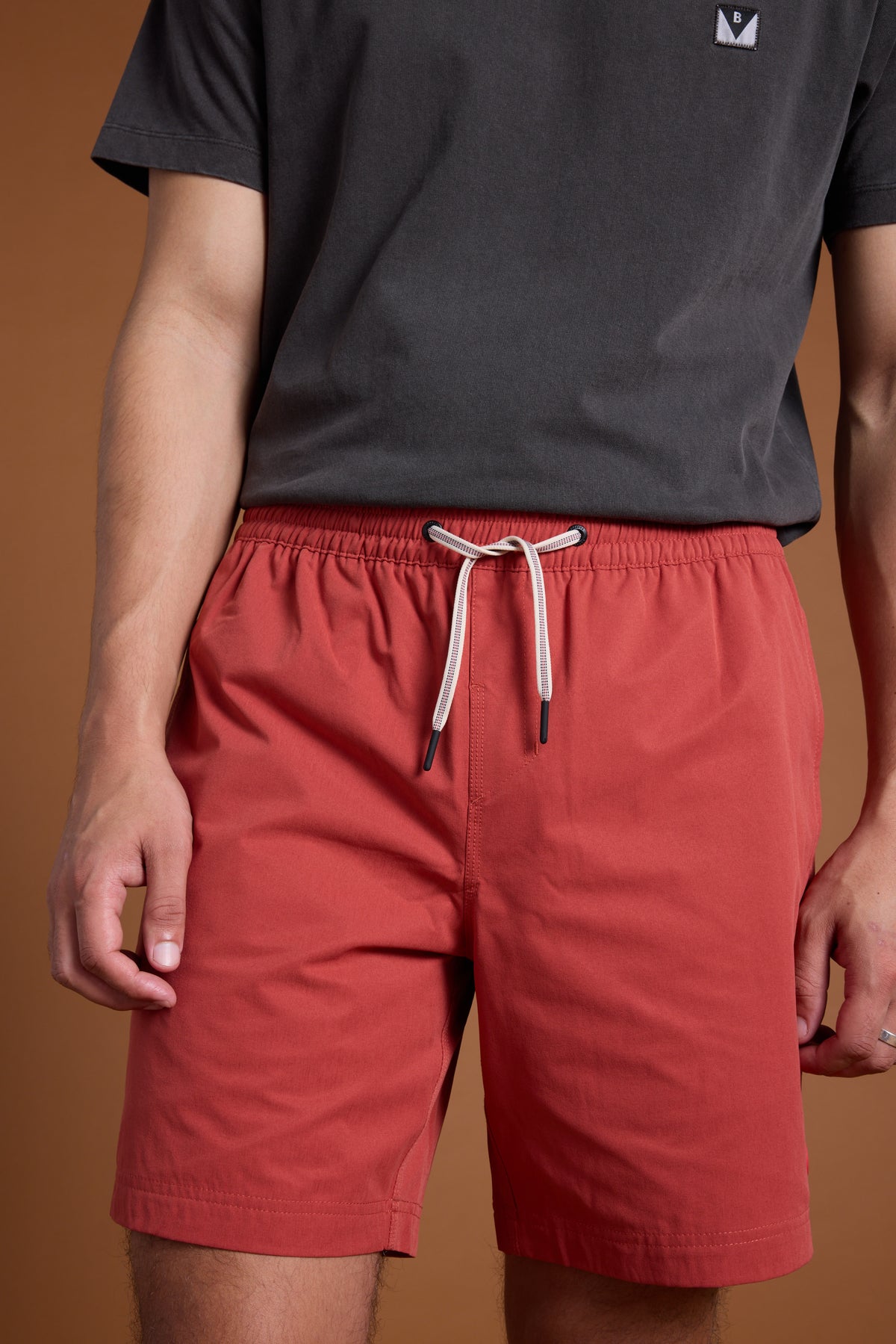 Barkers Davis Weekend Short in red, additional view