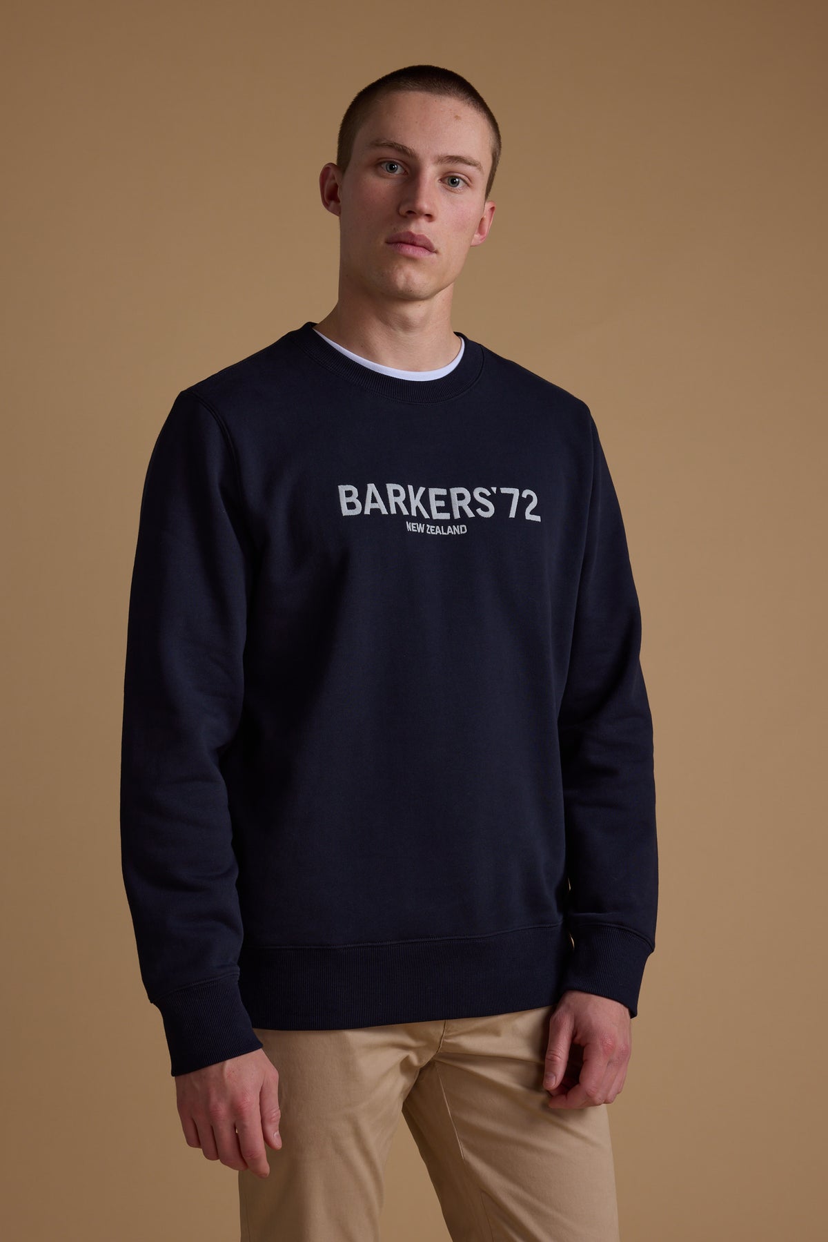Barkers 1972  Crew in navy, cotton, additional view