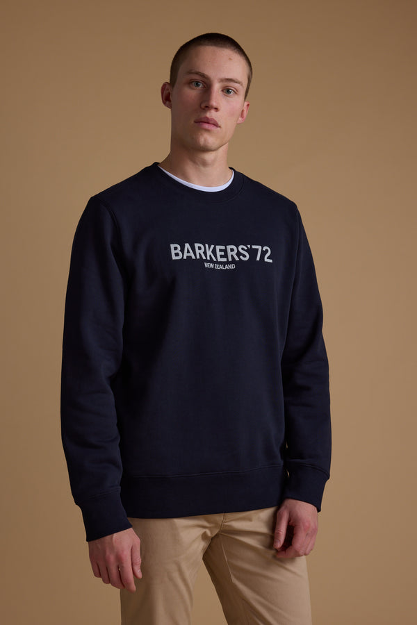 Barkers 1972  Crew in navy, cotton, additional view