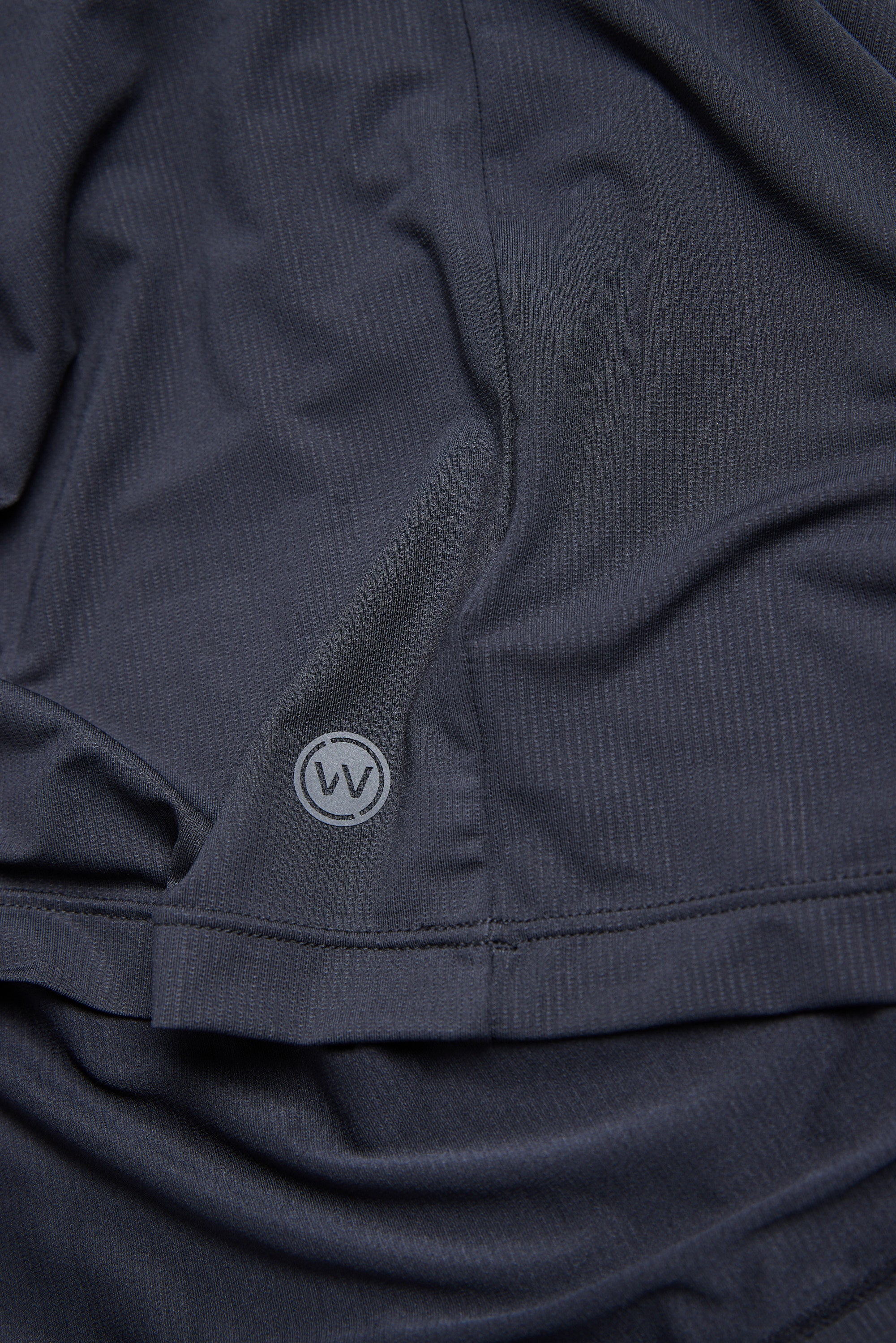 WearEver Pulse Long Sleeve Tee in black, flat lay