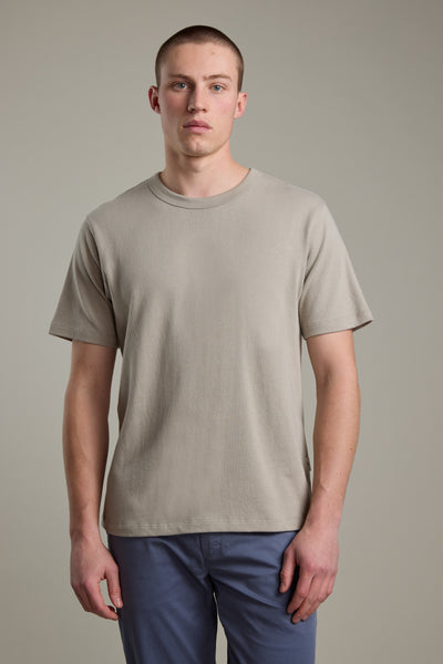 Barkers Langwood Tee in cement, classic fit