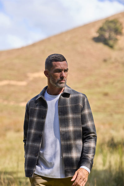 Barkers Fenton Check Jacket in brown check